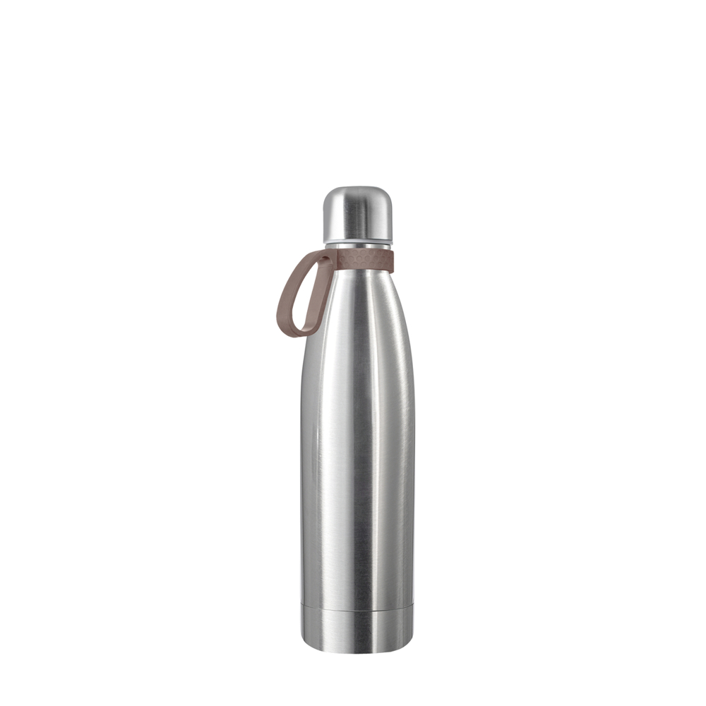 Thermotrinkflasche RETUMBLER-NIZZA - silber, braun