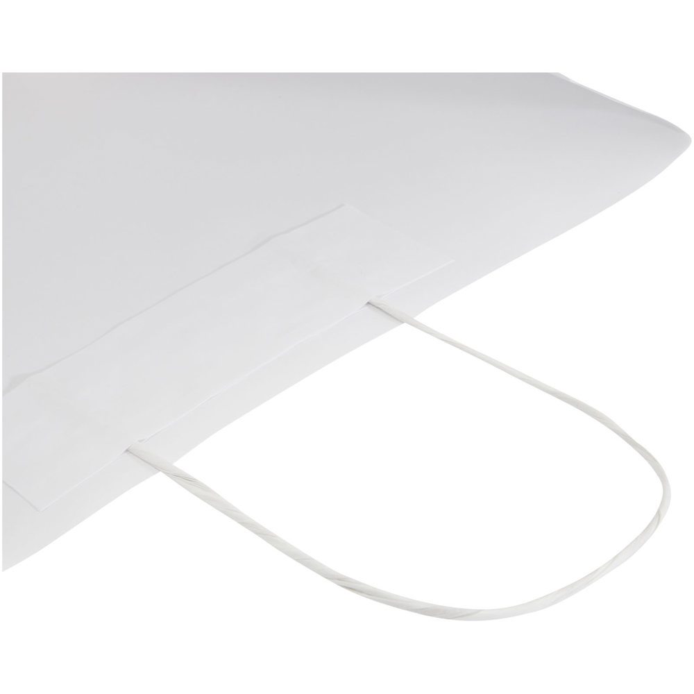 Kraftpapiertasche 120 g/m² mit gedrehten Griffen – 31 × 12 × 41 cm