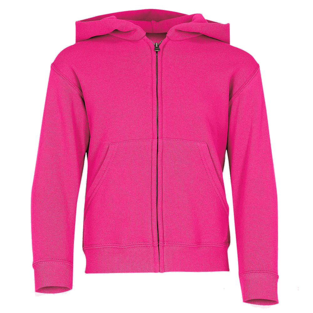 620450 - Kids Classic Hooded Sweat Jacket - fuchsia