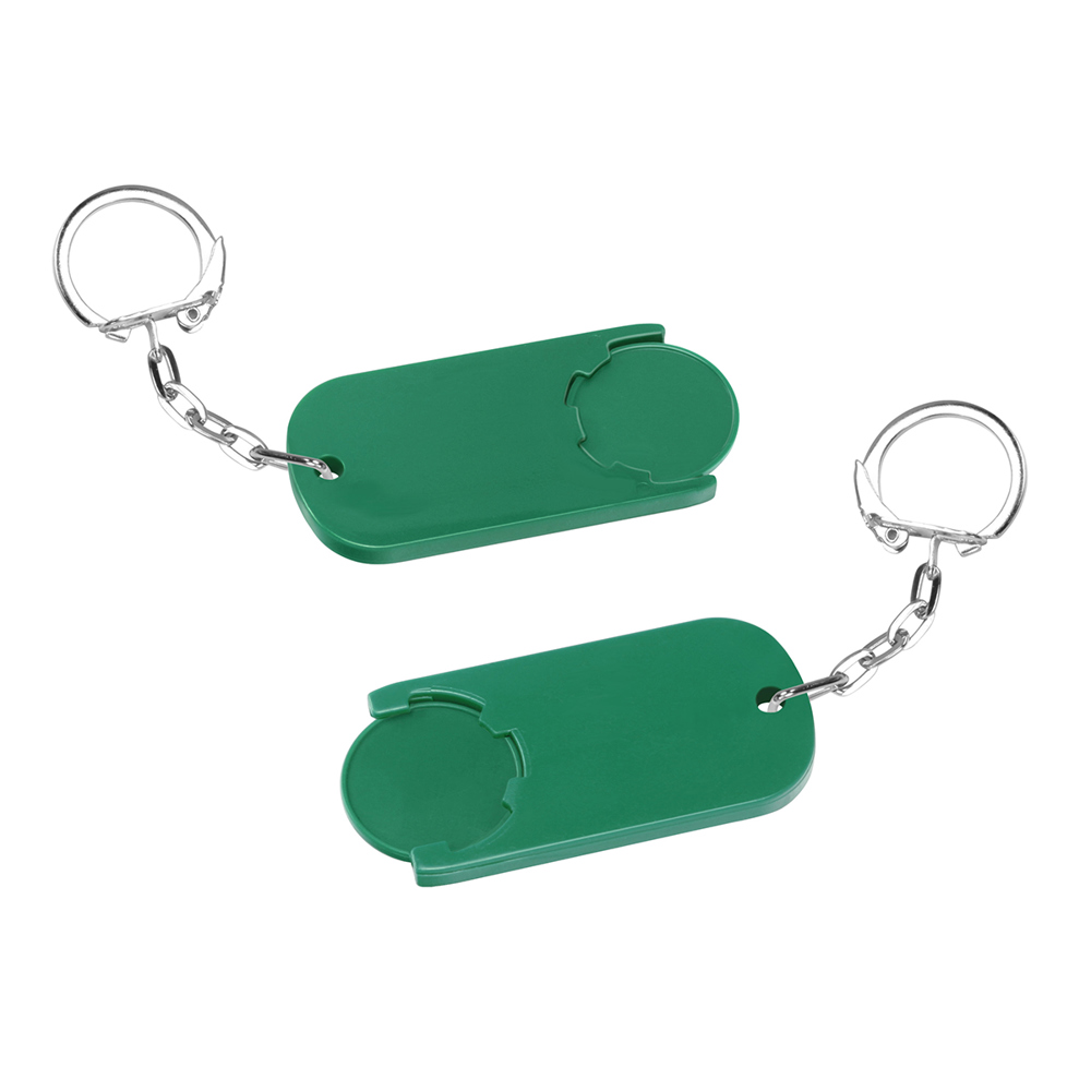 Chiphalter mit 1€-Chip "Alpha" - grün/grün