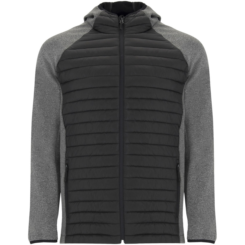 Minsk Hybrid Thermojacke Unisex - schwarz, heather schwarz