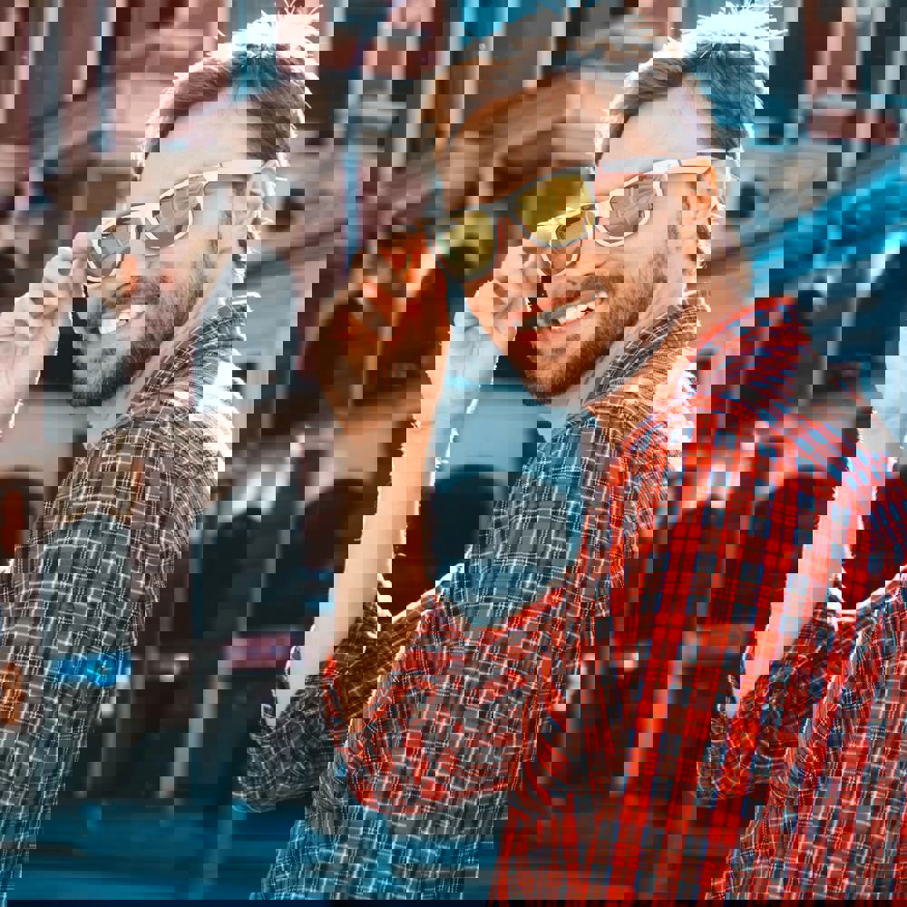 Sonnenbrille Jeffrey, zweifarbig UV400