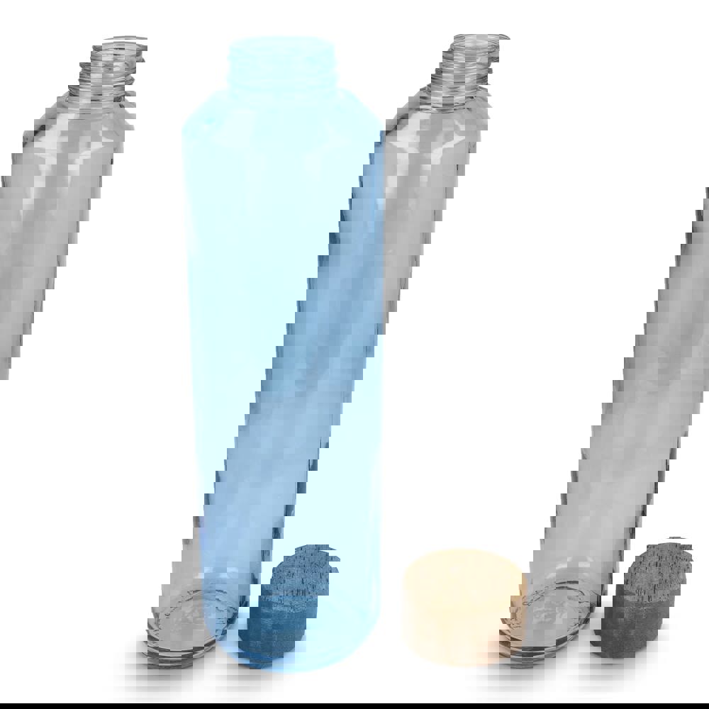 InSideOut Recycelte Glaswasserflasche ReuuZ mit Holzverschluss 650 ml