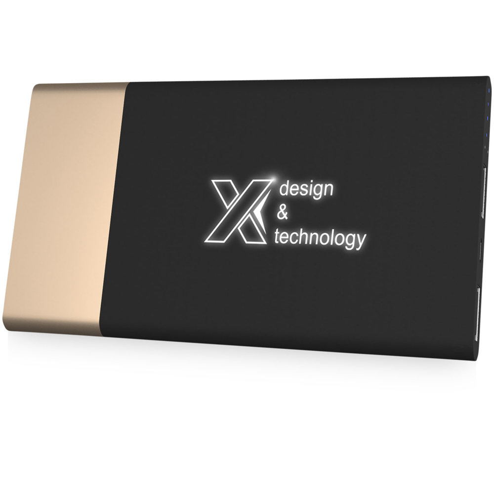 SCX.design P20 5000 mAh Powerbank mit Leuchtlogo