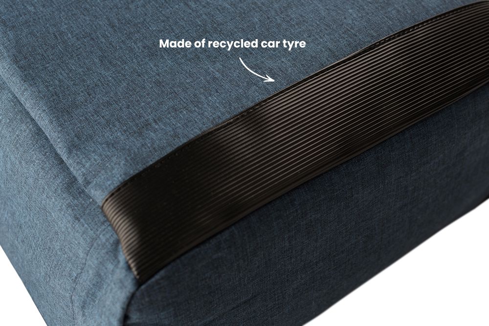 Polyester rPET (600D) Rucksack Celeste