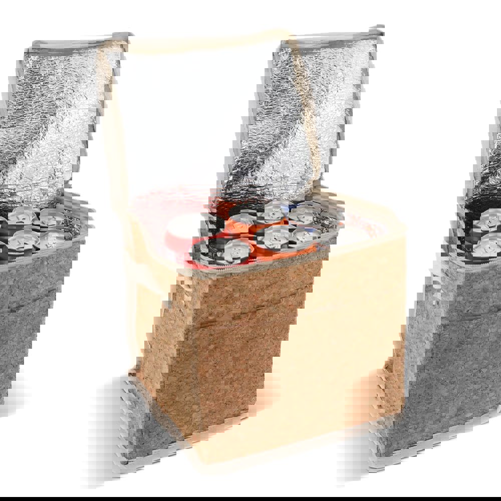 Kühltasche mit Korkelementen 22x18x18cm