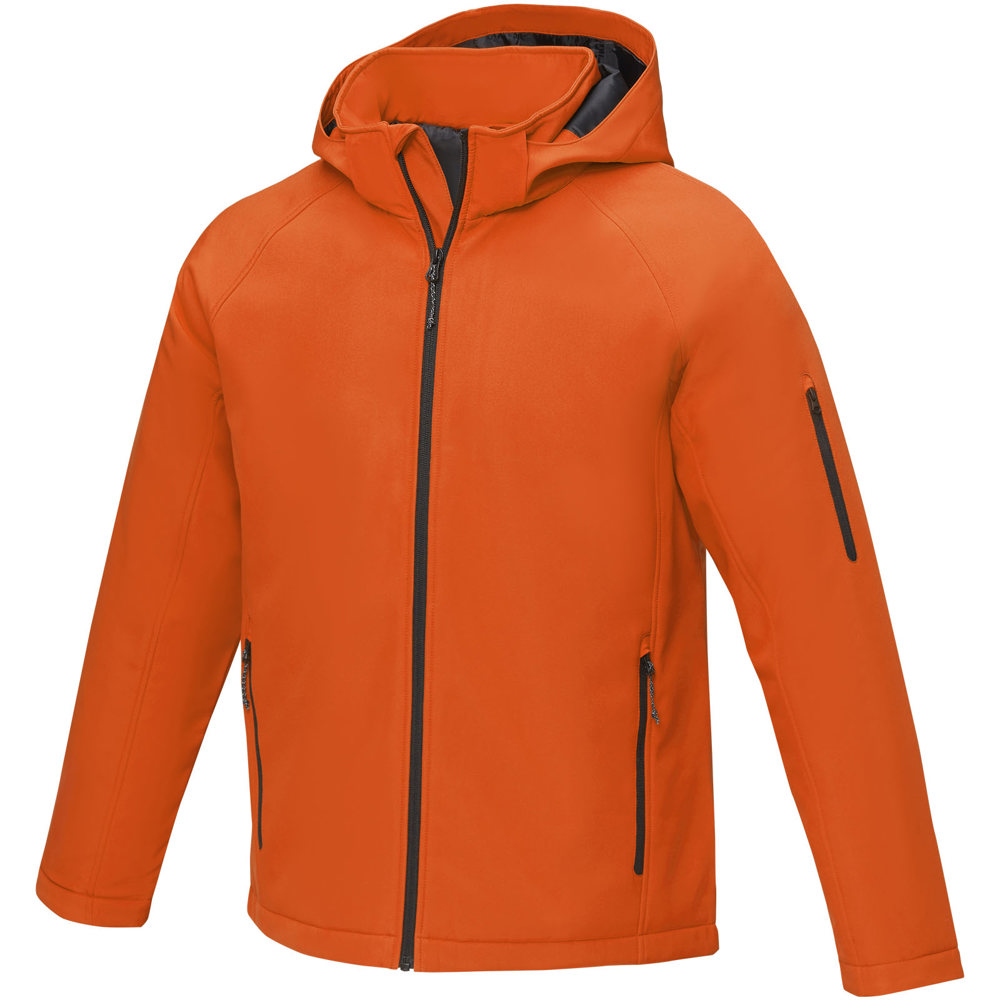 Notus wattierte Softshell Herrenjacke - orange