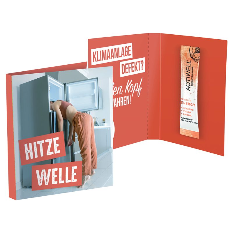 Werbekarte Midi Aqtiwell®