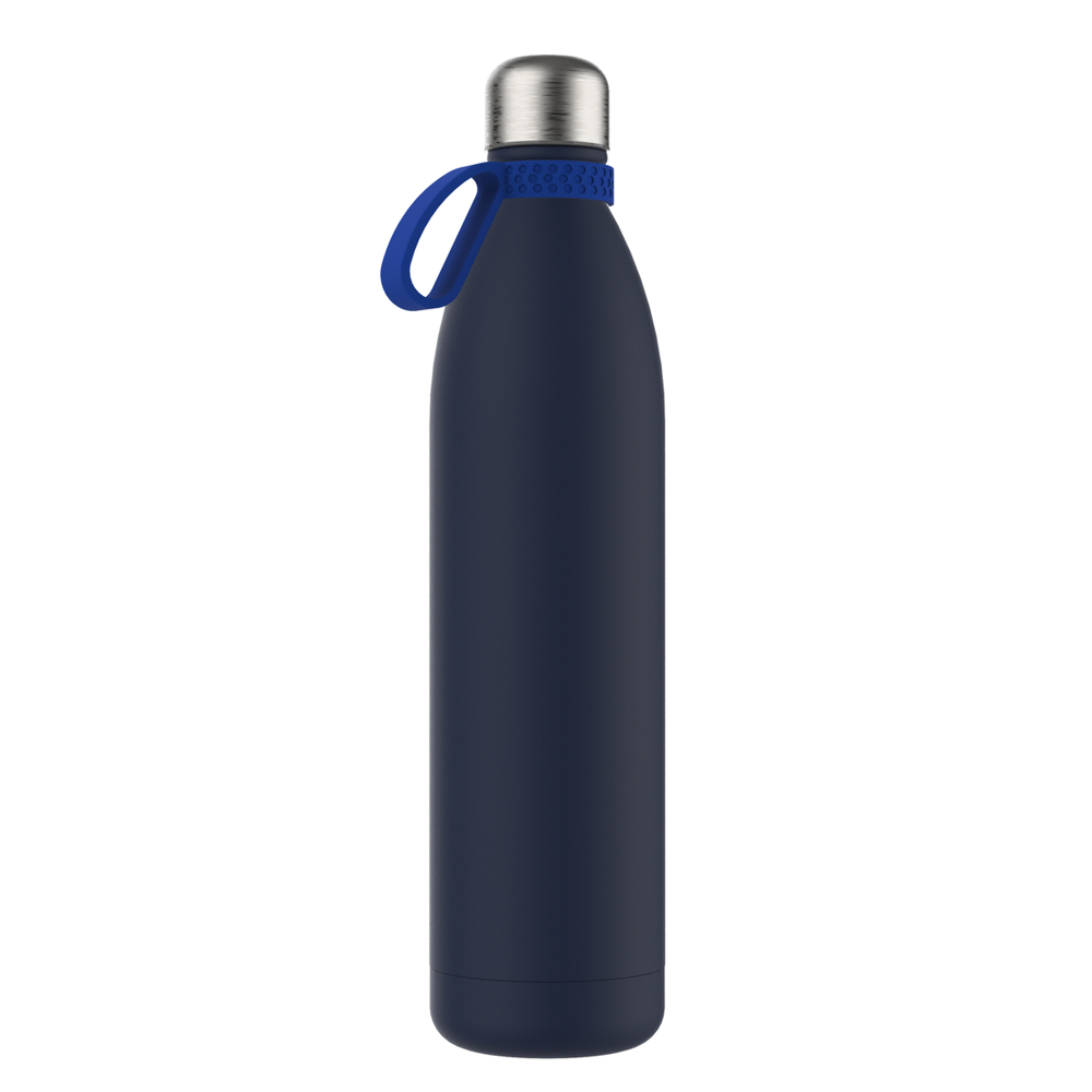 Thermotrinkflasche RETUMBLER-NIZZA XXL - blau, marineblau, silber