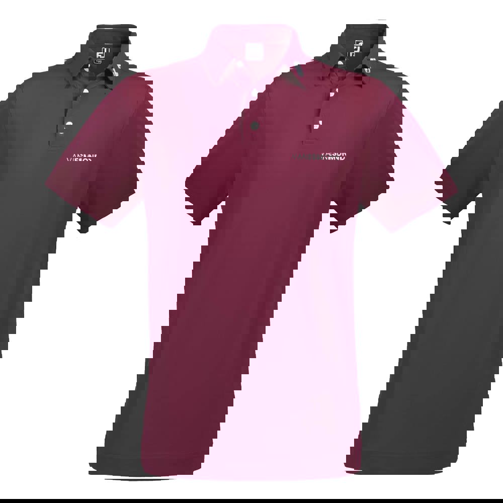 FootJoy Polo Herren - Weinrot