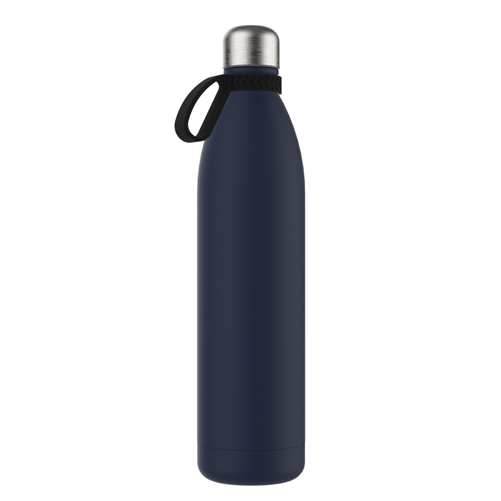 Thermotrinkflasche RETUMBLER-NIZZA XXL - schwarz, marineblau, silber