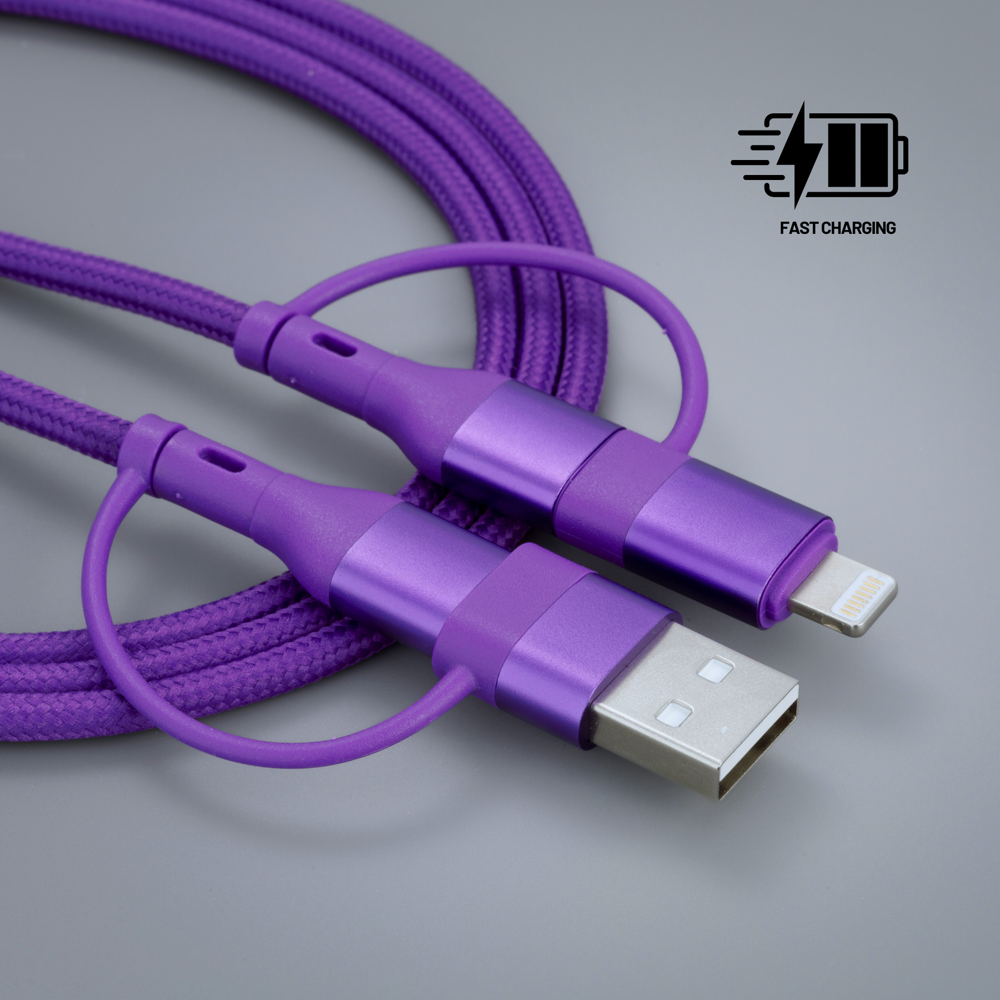 Opti Color Lade- und Datenkabel - Violett
