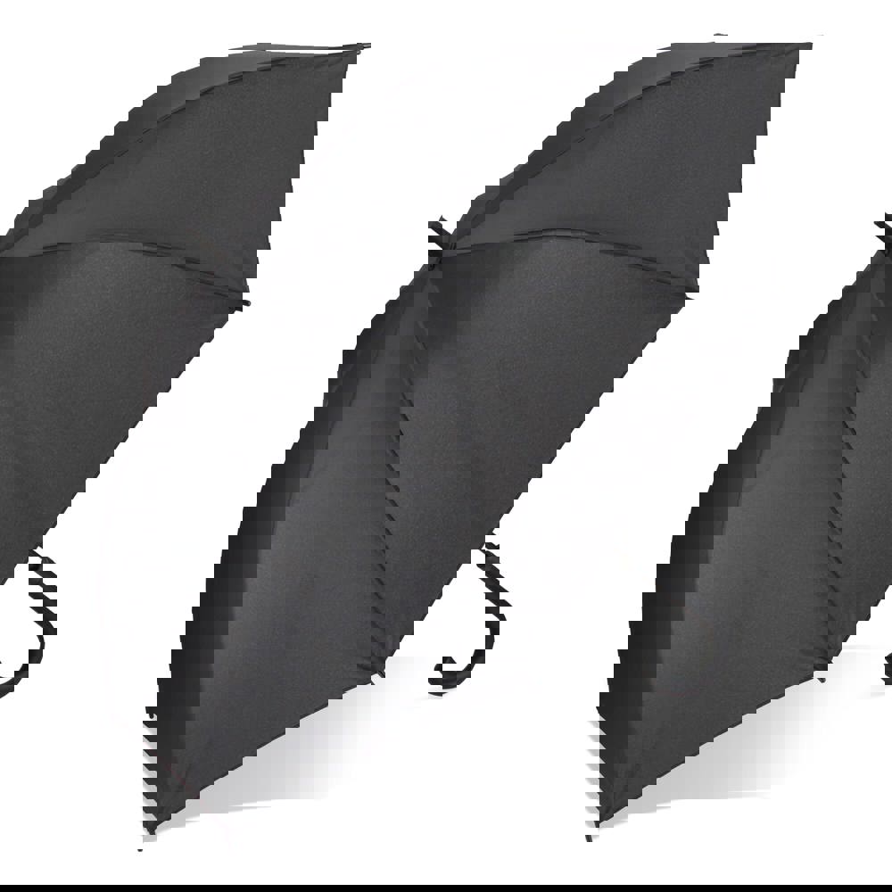 Verdure 190T Pongee 23" windproof Hakenschirm Auto open - Schwarz