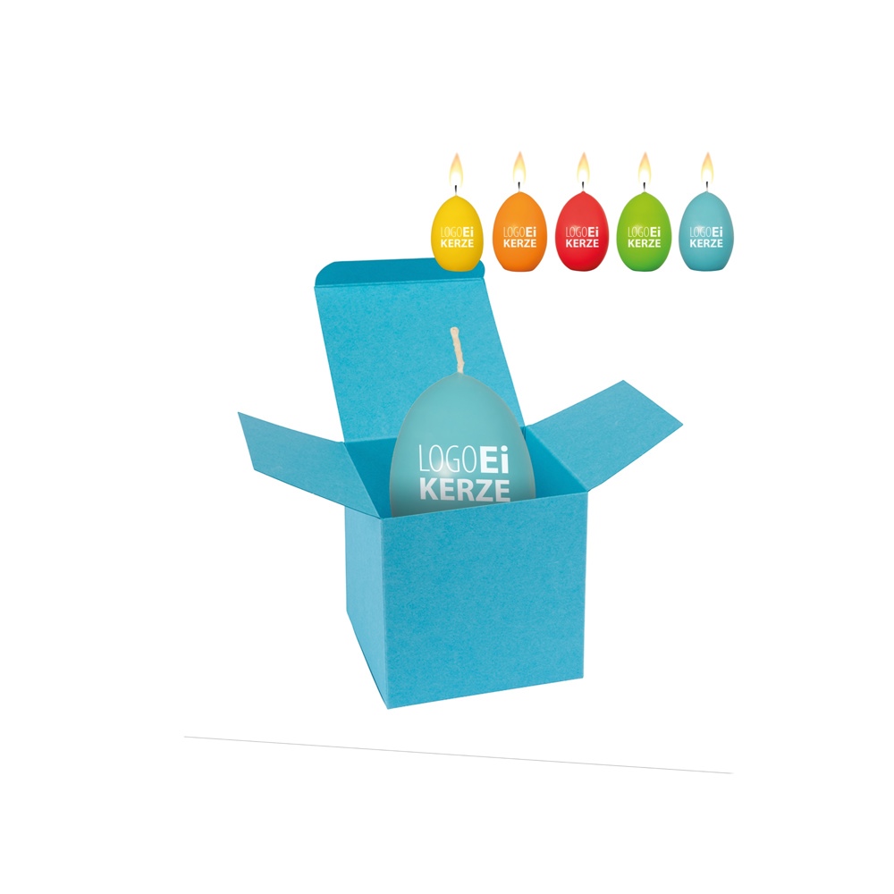 ColorBox LogoEi Kerze - hellblau
