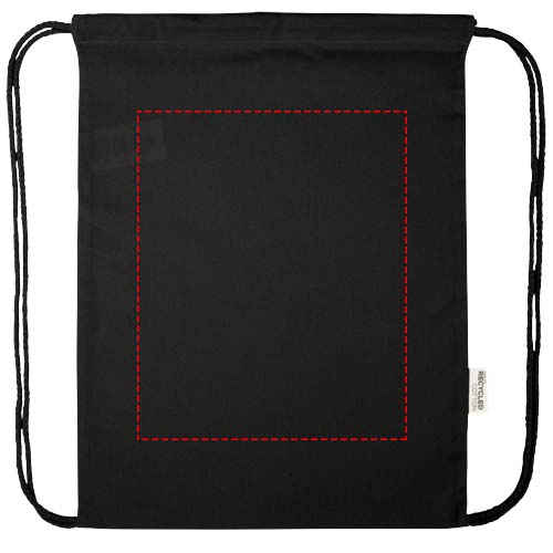 Peru Blend 180 g/m² Sportbeutel aus GRS recycelter Baumwolle 5L