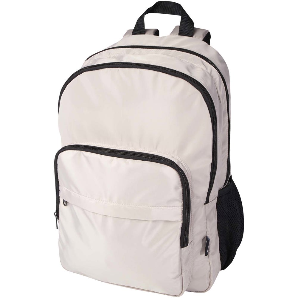 Trend Plus 15" Laptop-Rucksack aus recyceltem GRS-Material 20 L - oatmeal