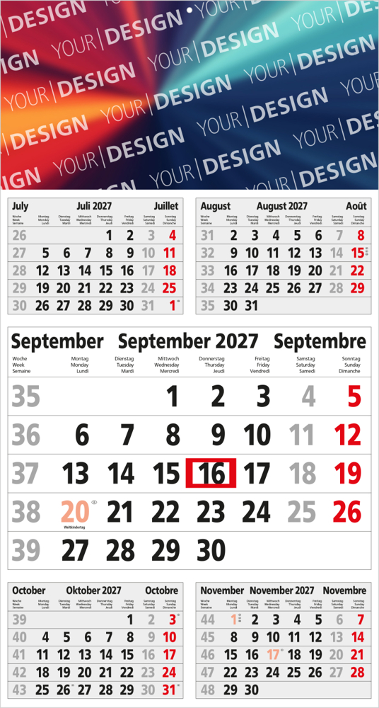 5-Monatskalender Einblatt Budget 5 EXPRESS