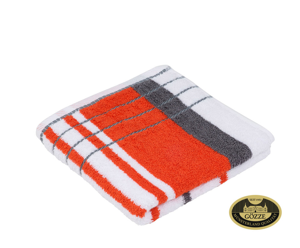 Berlin Streifen - orange/anthrazit