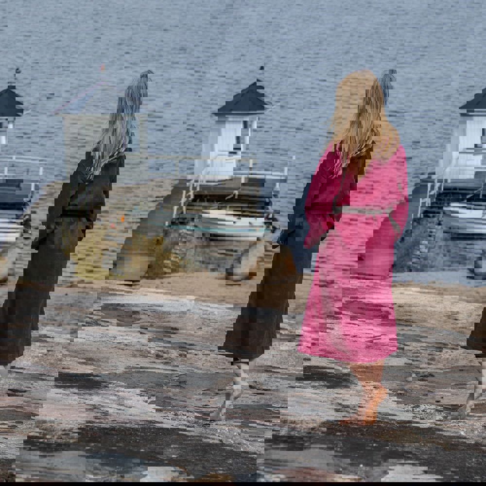 Kosta Linnewafveri Bademantel College L/XL