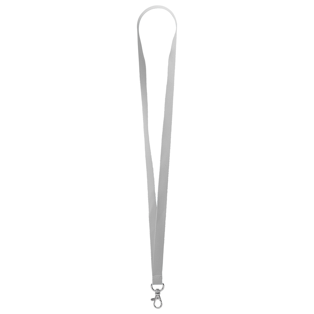 Schlüsselband/Lanyard "Standard" - Silber (ca. Pantone 877C)