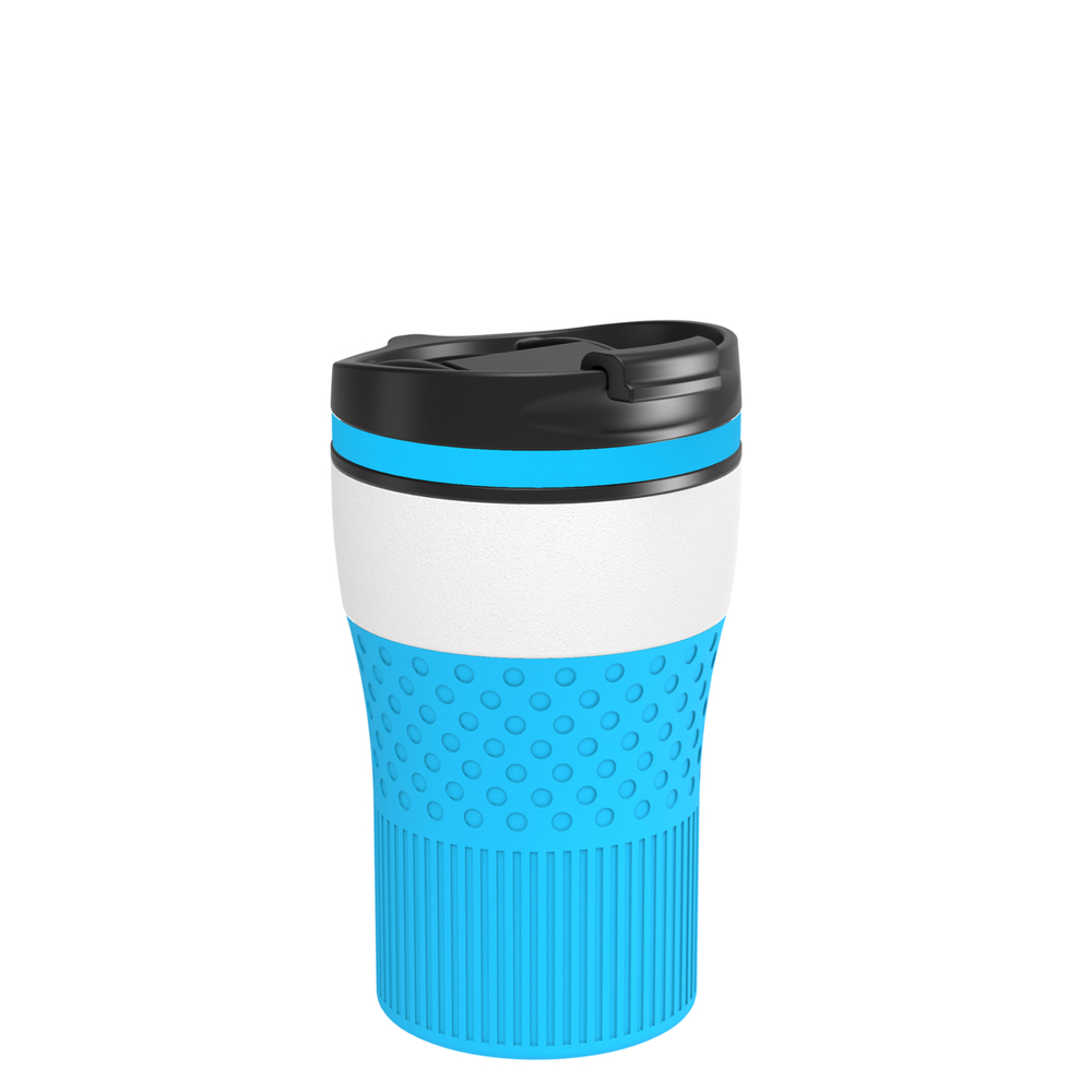 Thermobecher RETUMBLER-BAYAMO CORPORATE - weiß, cyan