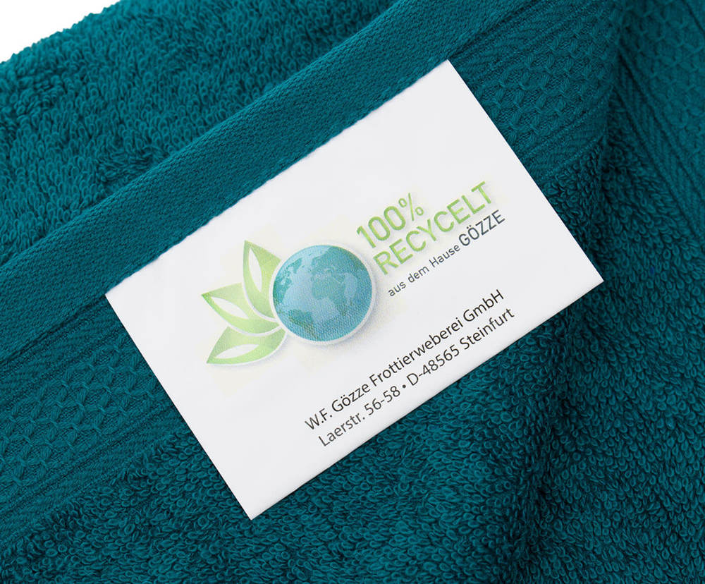 Frottierserie aus recycelten Materialien