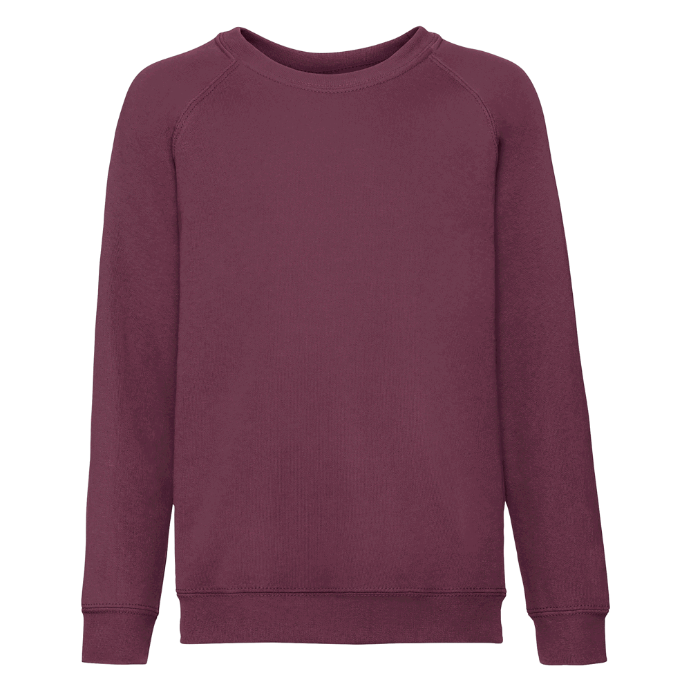 620390 - Kids Classic Raglan Sweat - burgund