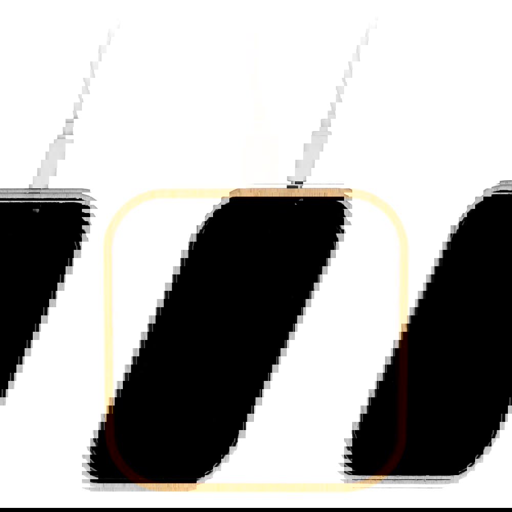 Kabelloses Ladegerät aus Bambus und Glas 10W