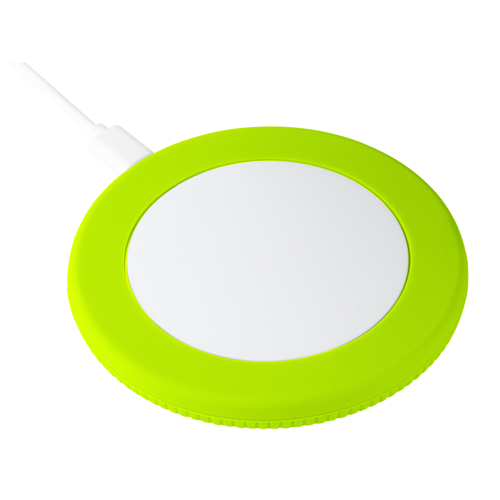Wireless Charger REEVES-myMATOLA - weiß, hellgrün