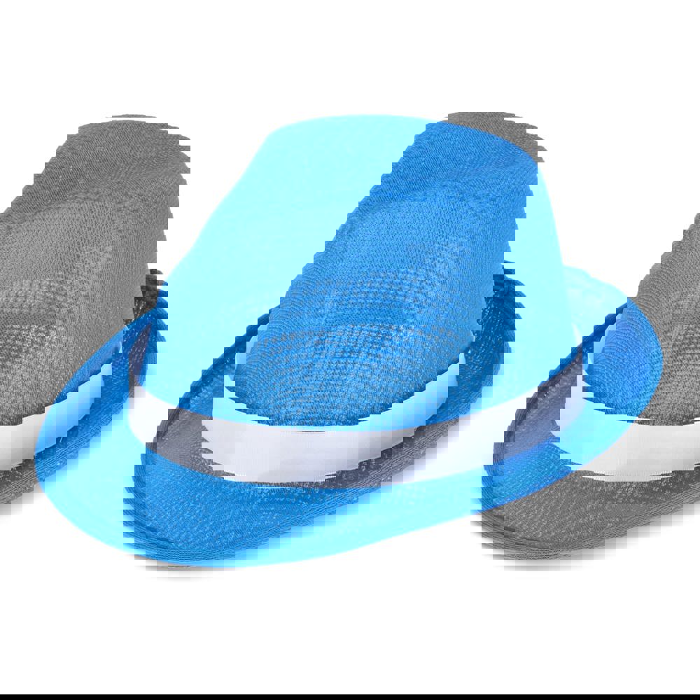 Polyestermütze mit band - blau