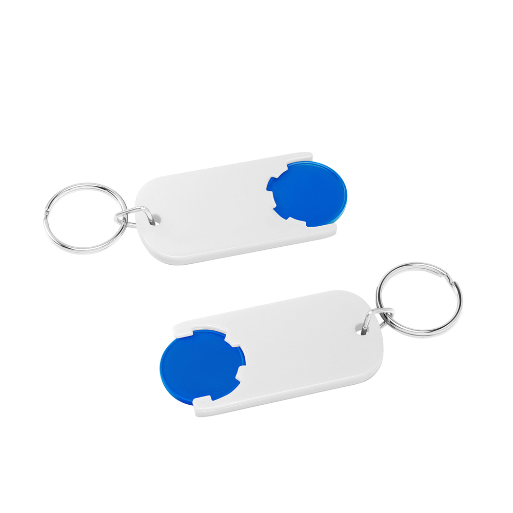 Chiphalter mit 1€-Chip "Alpha" - Blau/Weiß