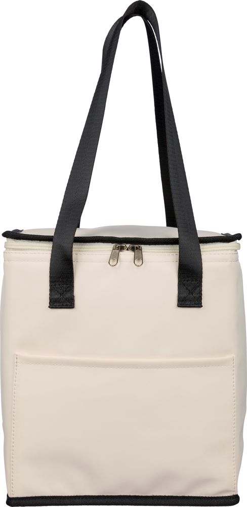 Recycelte PU-Kühltasche Adira - beige
