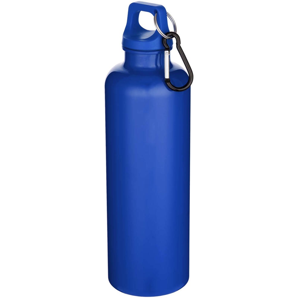 Oregon 750 ml einfarbige RS-zertifizierte Wasserflasche aus recyceltem Kunststoff mit Karabinerhaken - royalblau