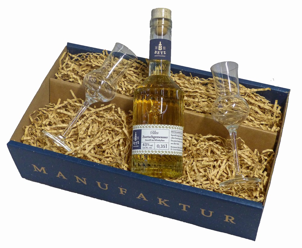 Edelbrand Präsentset "Zwetschgenwasser" 0,35 l