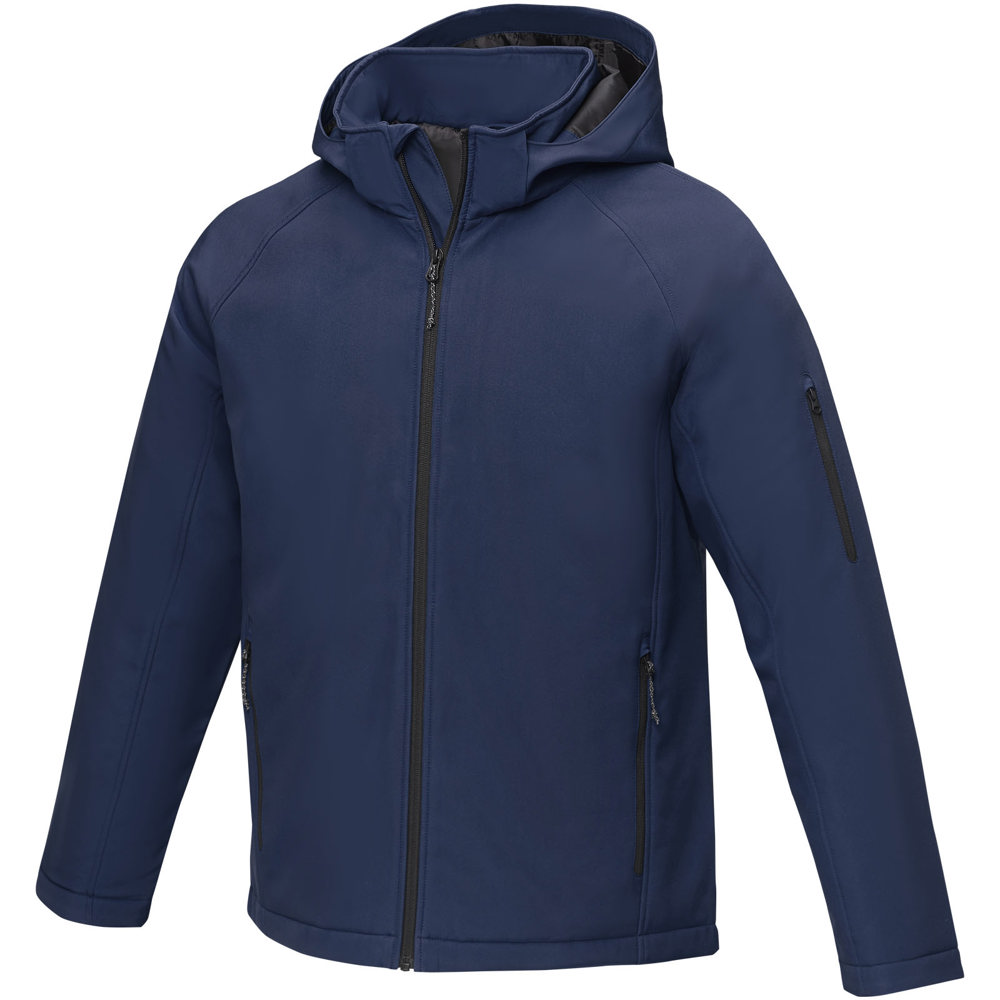 Notus wattierte Softshell Herrenjacke - navy