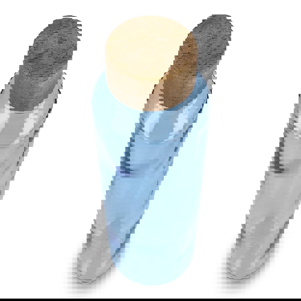 InSideOut Recycelte Glaswasserflasche ReuuZ mit Holzverschluss 650 ml