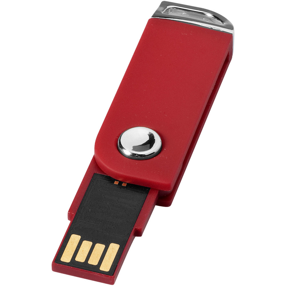 Swivel Rectangular USB-Stick - Rot