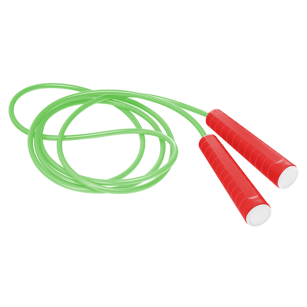 Springseil - rot/weiß/neongrün