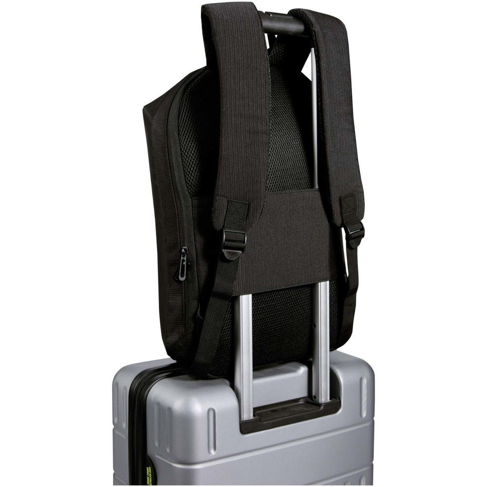 Luma 15" GRS Laptop-Rucksack aus recyceltem Material mit Diebstahlschutz 10L