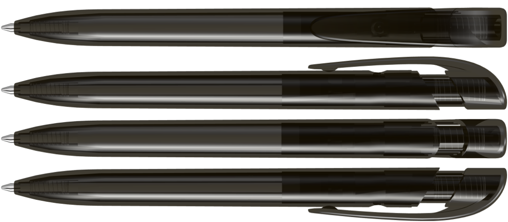 YES transparent, anthrazit