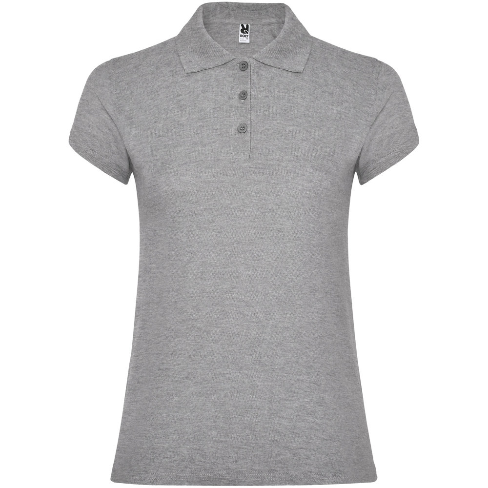 Star Poloshirt für Damen - marl grau
