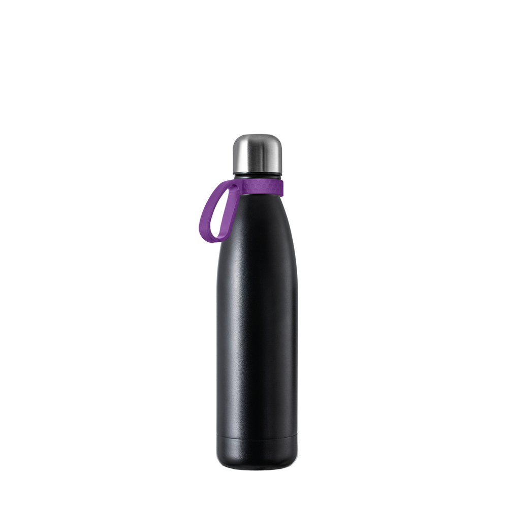 Thermotrinkflasche RETUMBLER-NIZZA - schwarz, silber, lila