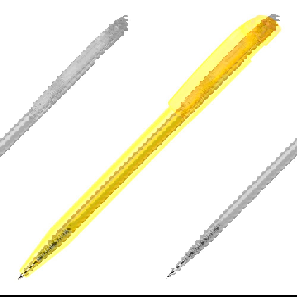 Kugelschreiber S45 Clear Transparent - Transparent / Gelb