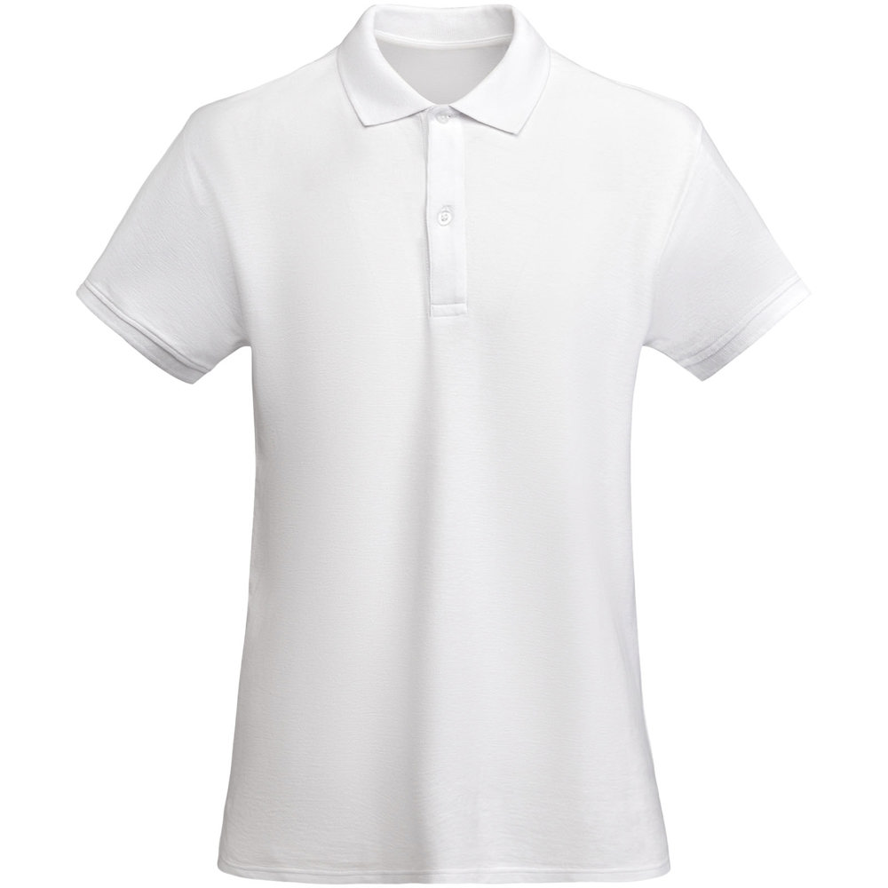 Prince Poloshirt aus Bio-Baumwolle für Damen - weiss
