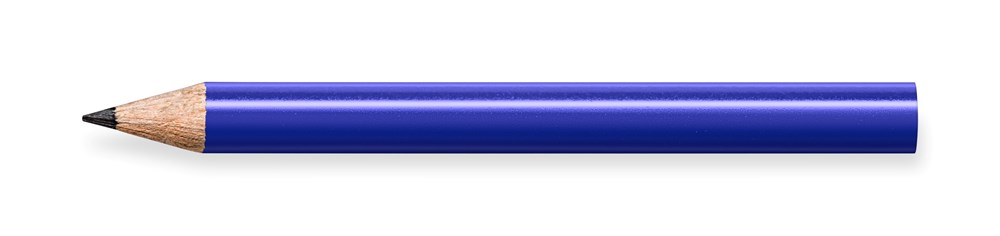 STAEDTLER Bleistift rund, halbe Länge - blau, Pantone Reflex Blue
