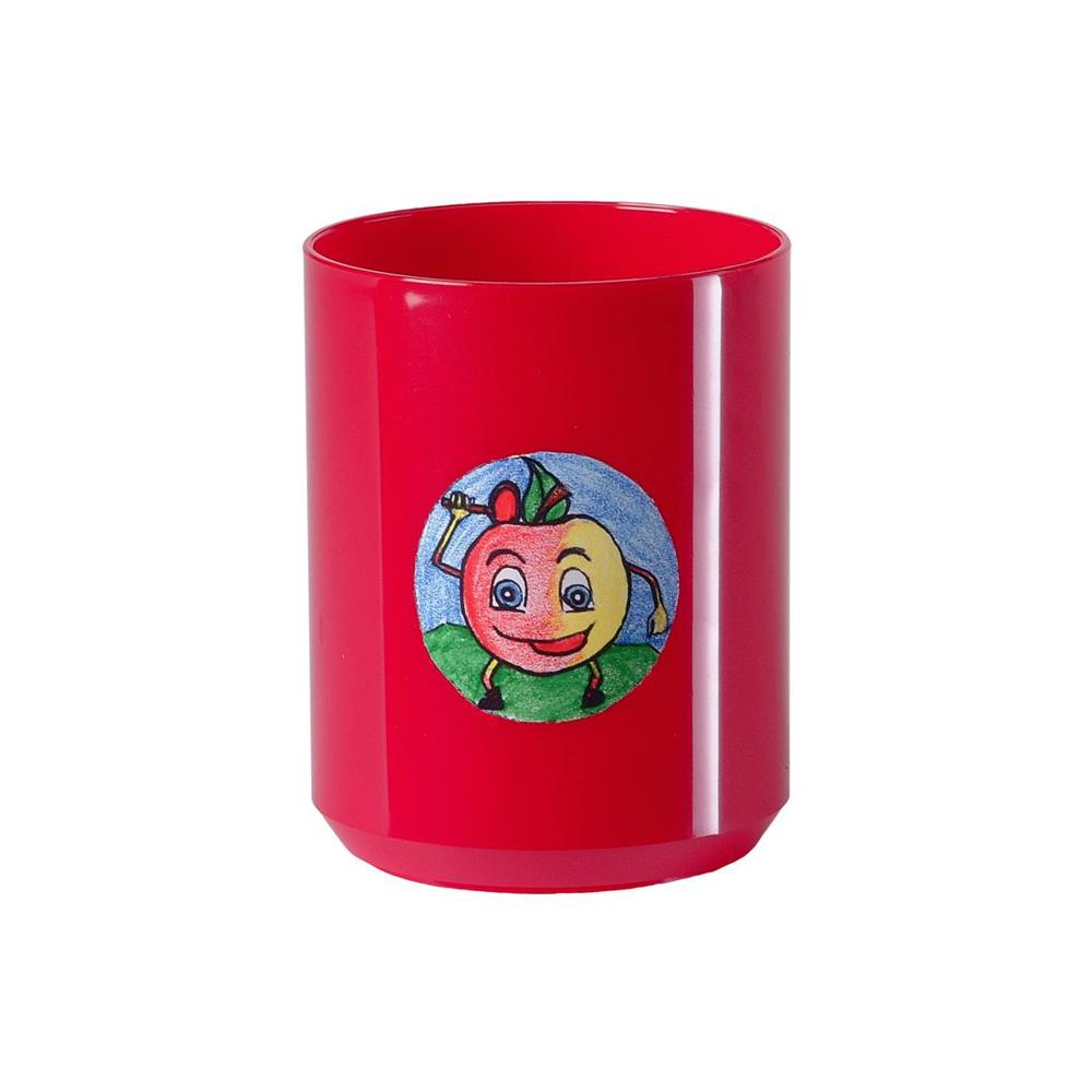 Zahnputzbecher "Clean" - standard-rot