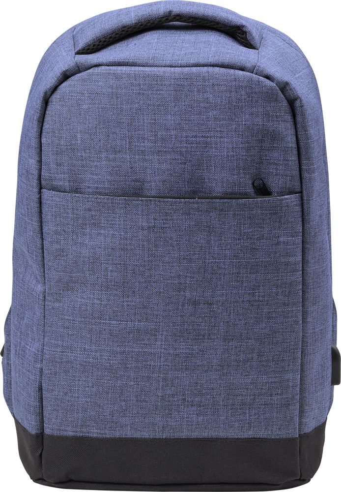 Diebstahlsicherer Rucksack aus Polyester Cruz - blau