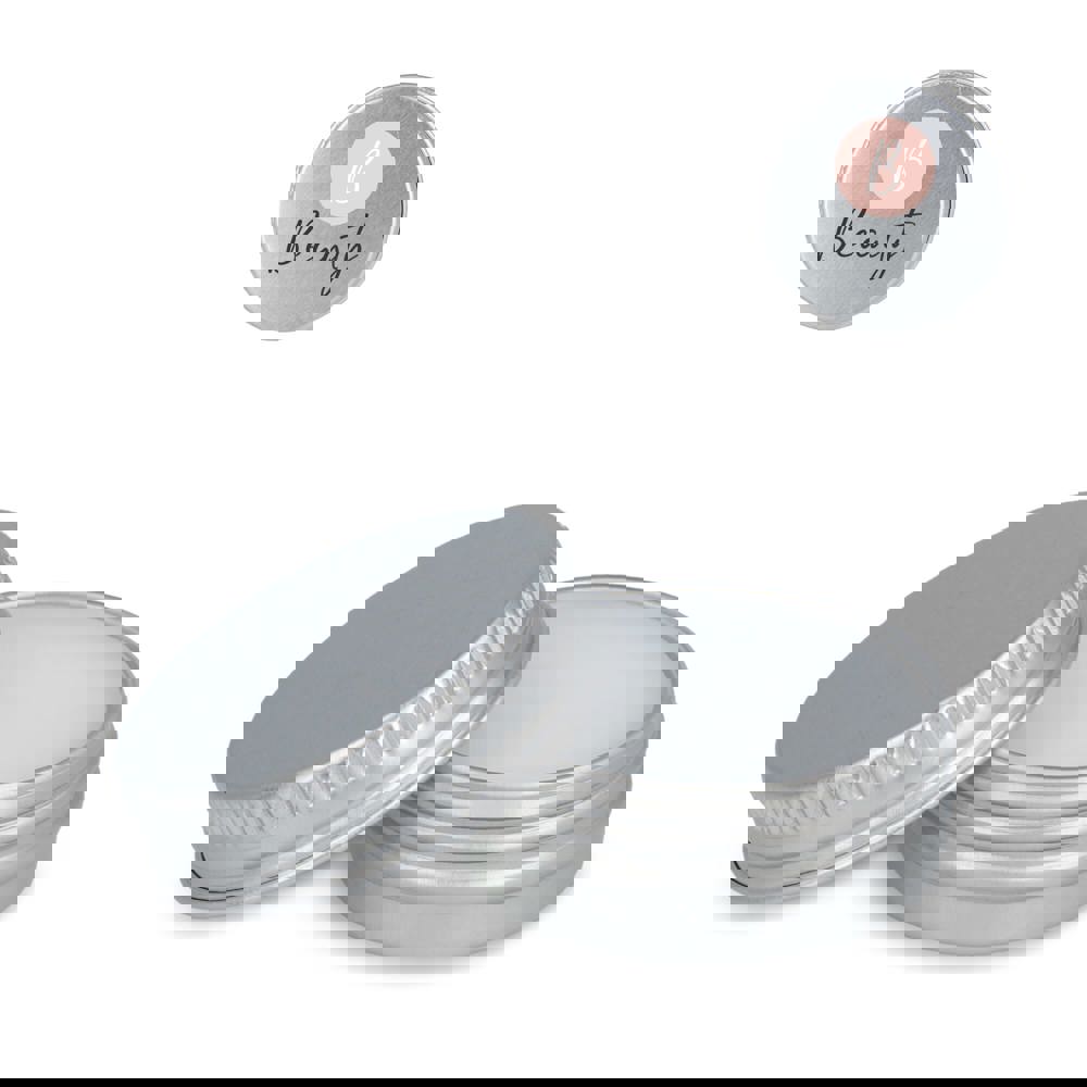Runde Lippenbalsam-Dose aus recyceltem Aluminium