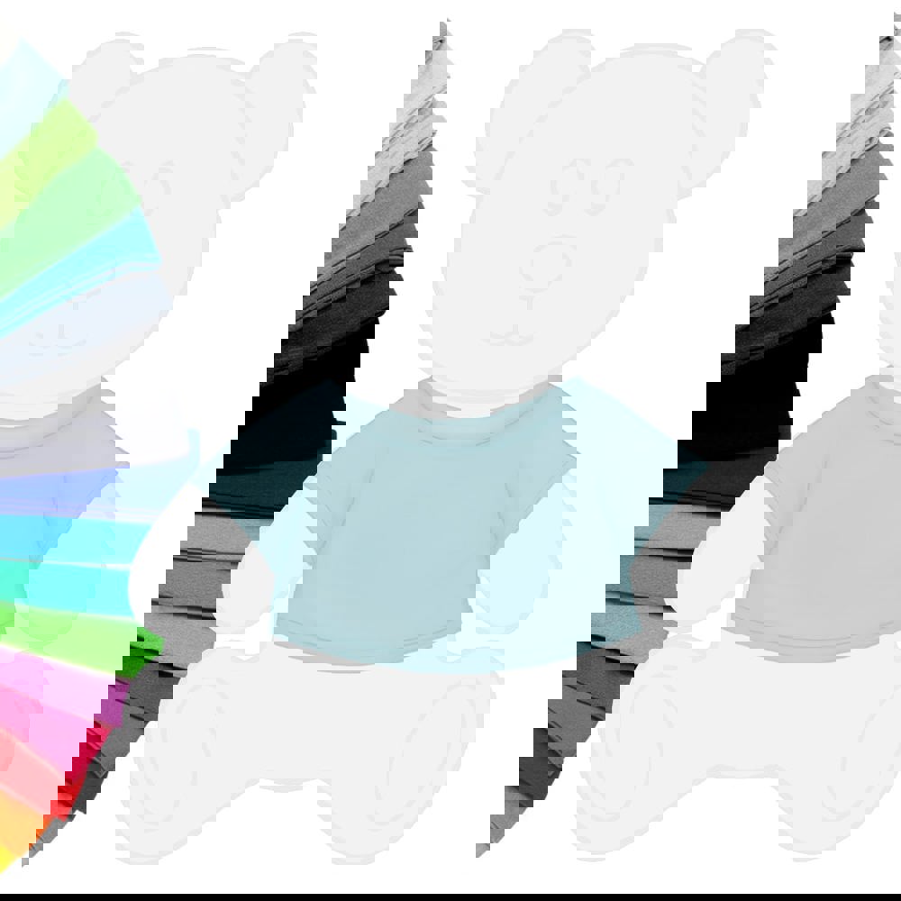 Mini-T-Shirt, pastellblau, XXL