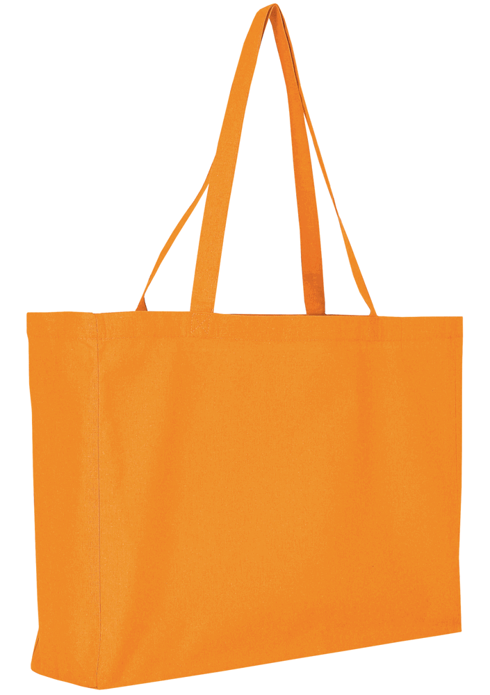 Baumwoll - Shopper, OEKO-TEX®,  ca. 140 g/m² - mandarin